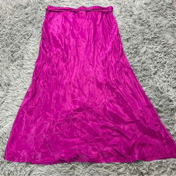 Anthropologie Slim Slip Midi Skirt size L - Picture 5 of 10